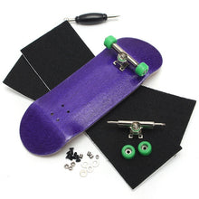 Load image into Gallery viewer, Wooden Finger Skateboards Professional Finger Skate Board Wood Basic Fingerboard With Bearings Wheel Foam Screwdriver