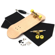 Load image into Gallery viewer, Wooden Finger Skateboards Professional Finger Skate Board Wood Basic Fingerboard With Bearings Wheel Foam Screwdriver