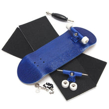 Load image into Gallery viewer, Wooden Finger Skateboards Professional Finger Skate Board Wood Basic Fingerboard With Bearings Wheel Foam Screwdriver
